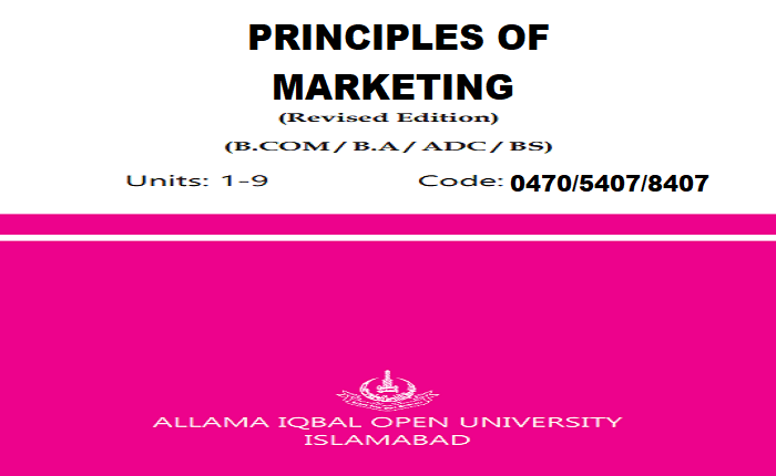 0470/5407/8407_Principles of Marketing