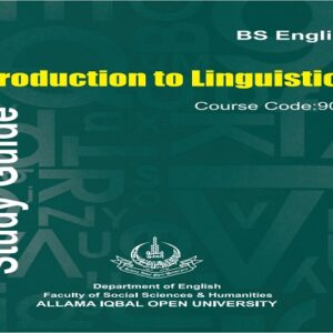 9051_INTRODUCTION TO LINGUISTICS