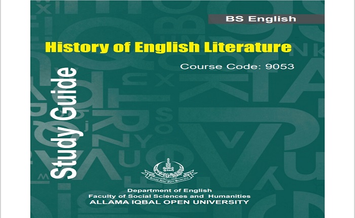 9053_HISTORY OF ENGLISH LITERATURE