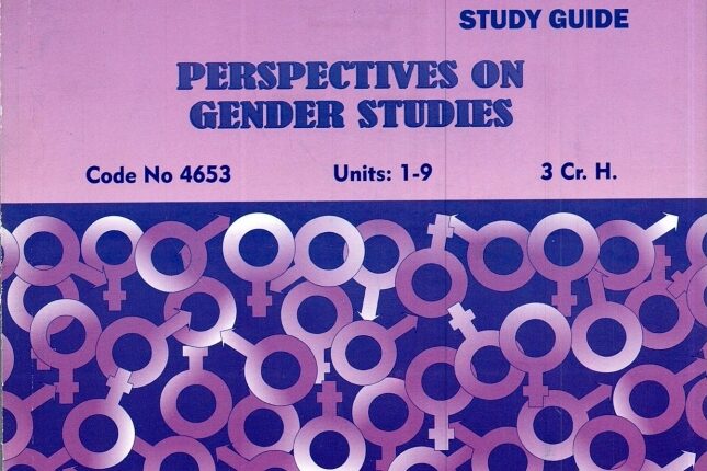 9162/4653_Perspectives on Gender Studies