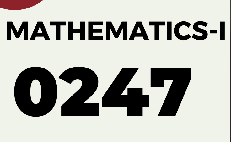 0247_Mathematics-I