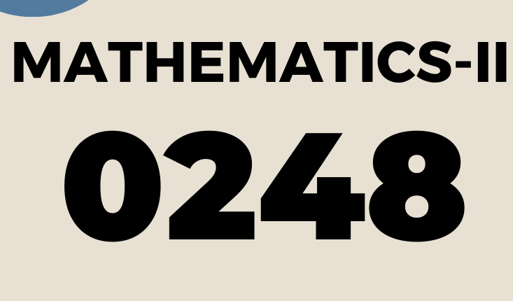 0248_General Mathematics-II
