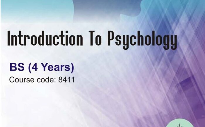 8411_INTRODUCTION TO  PSYCHOLOGY