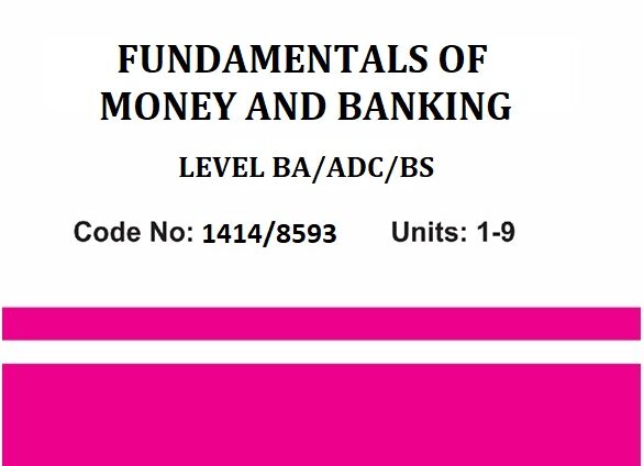 1414/8593_FUNDAMENTALS OF MONEY AND BANKING